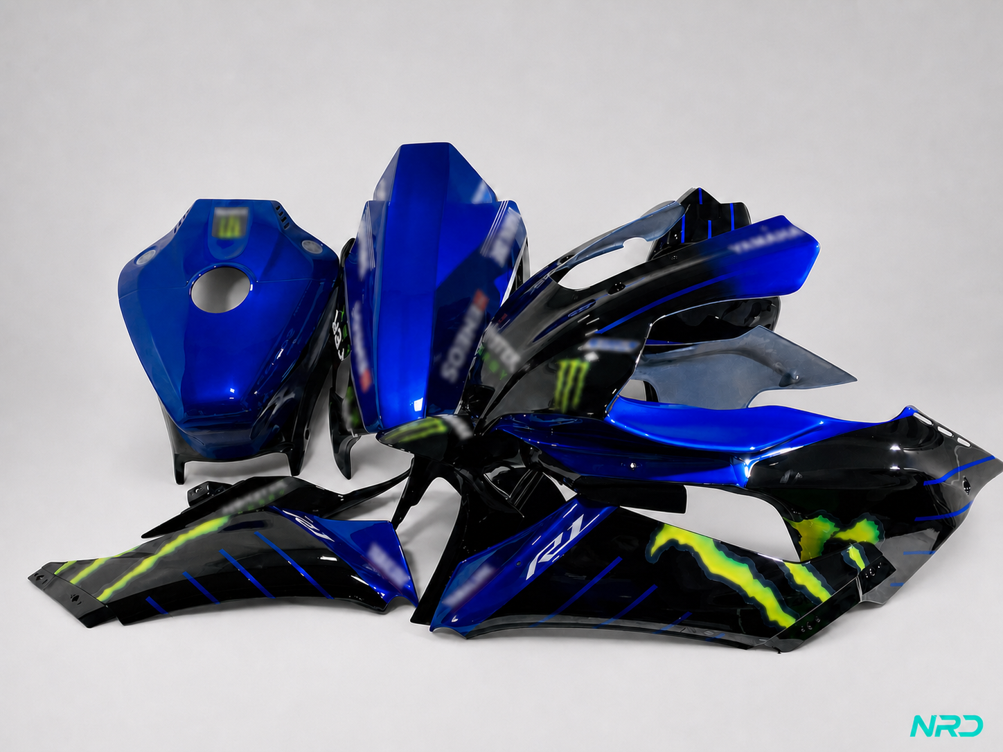 04-complete-kit-angle Yamaha YZF-R1 2020 complete racing fairing kit