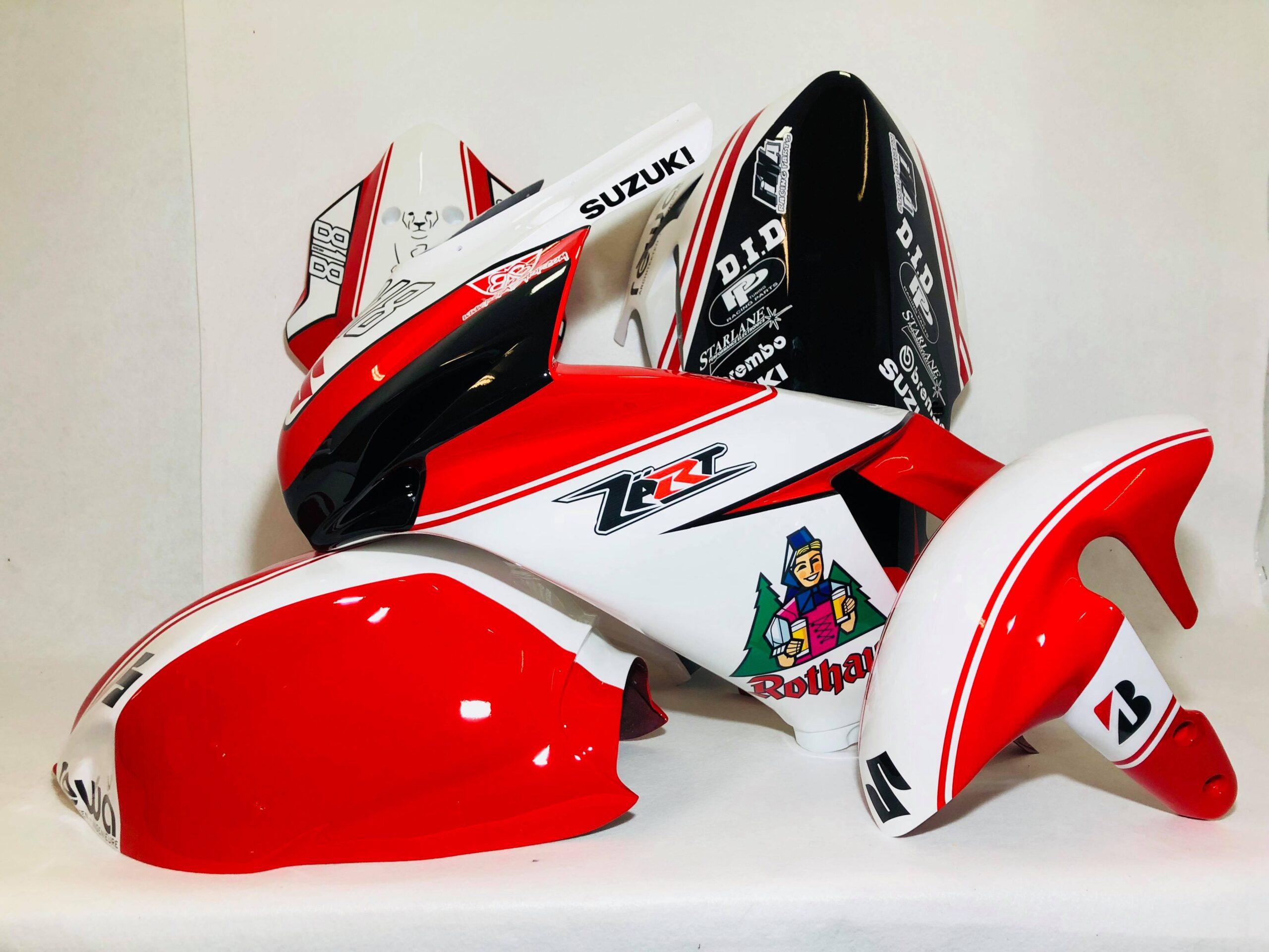 Suzuki Race Fairings – Custom Painted Design 8