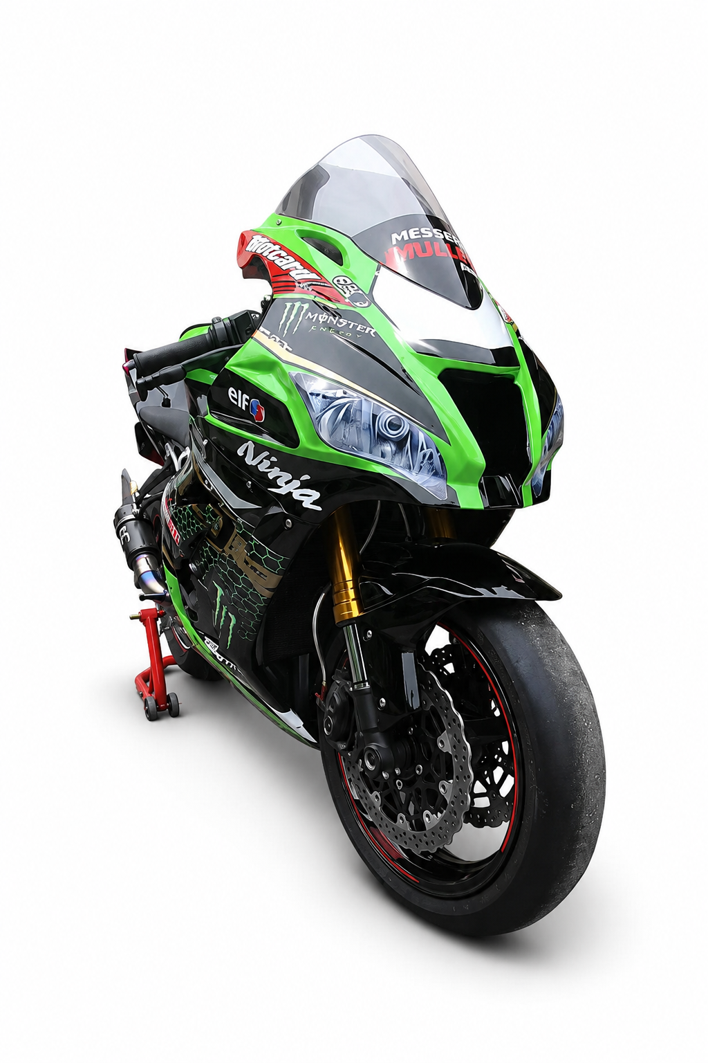 Kawasaki Race Fairings – Custom Painted Design 2 - Image 2