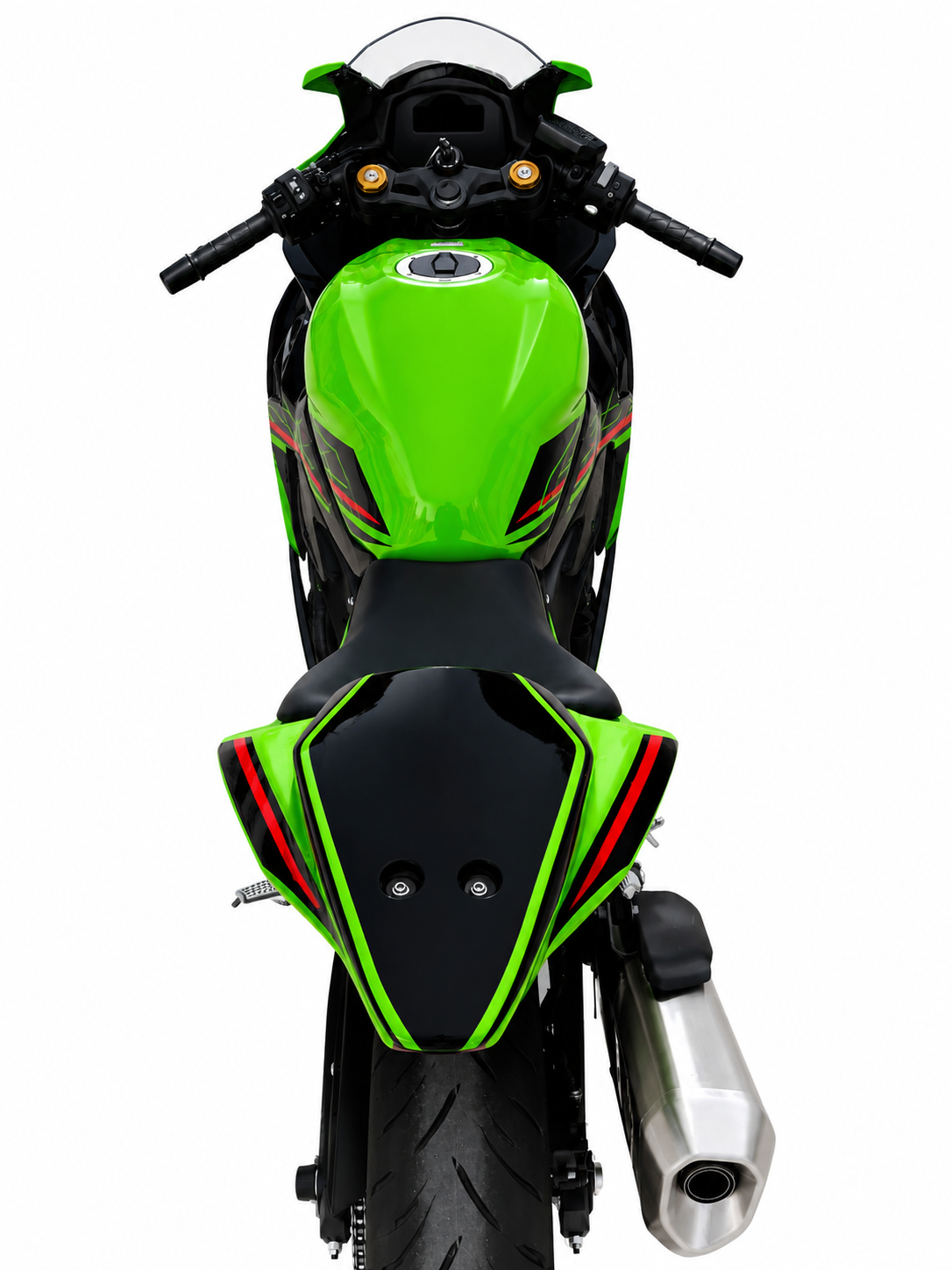 Kawasaki Race Fairings – Custom Painted Design 4 - Image 2