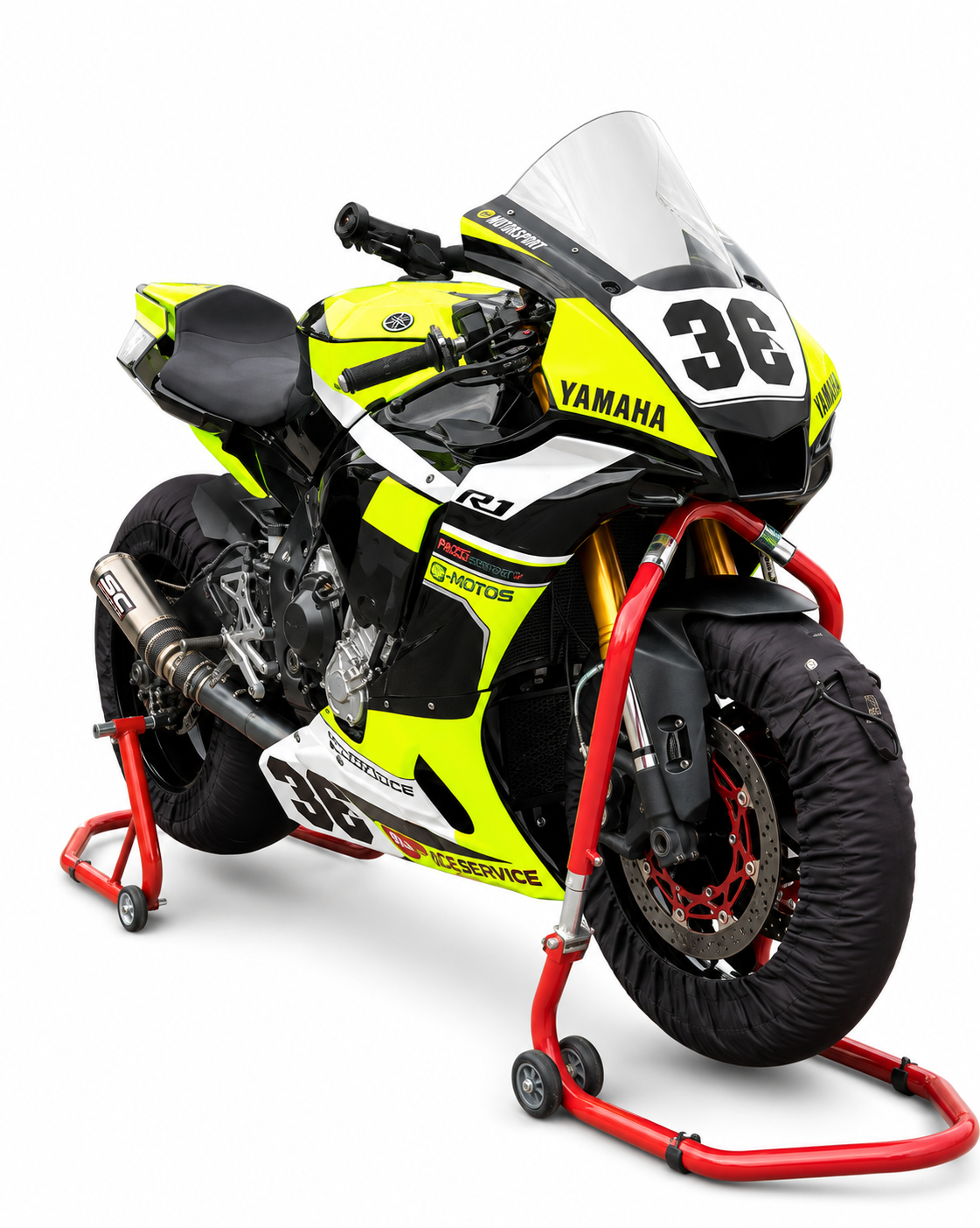 Yamaha Race Fairings – Custom Painted Design 19 - Image 3