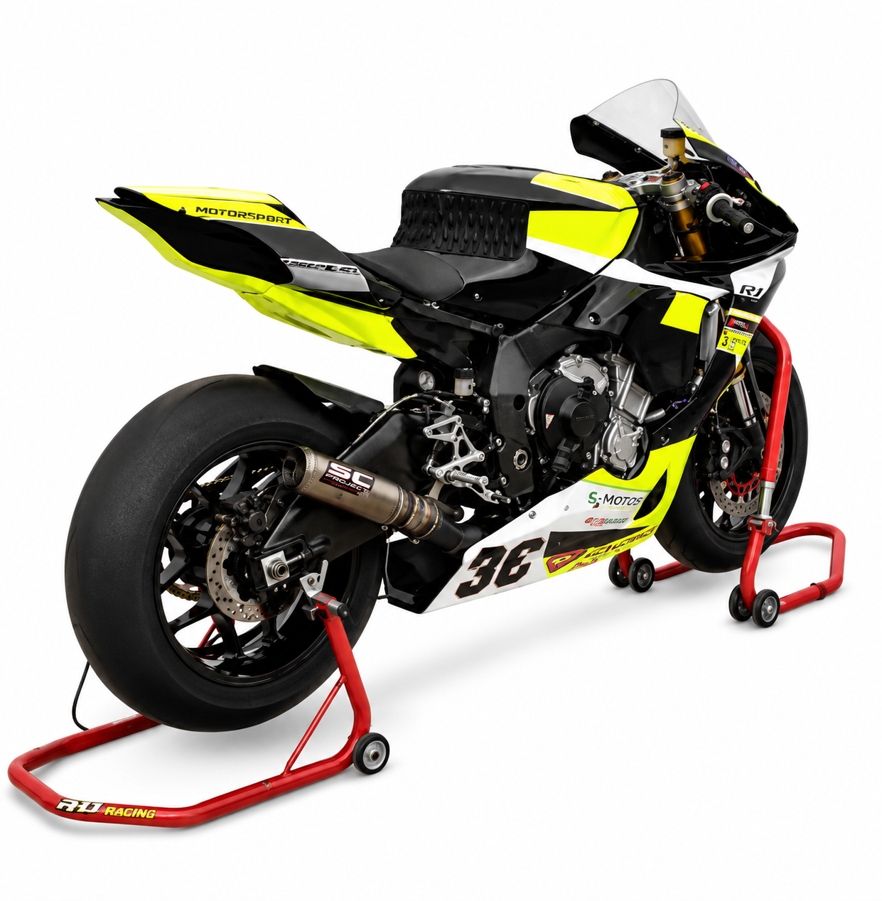 Yamaha Race Fairings – Custom Painted Design 19 - Image 2