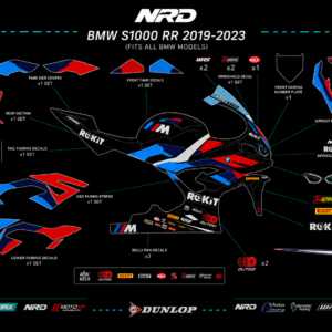 BMW S1000RR – COMPLETE DECAL KIT 4