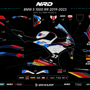 BMW S1000RR – COMPLETE DECAL KIT 1