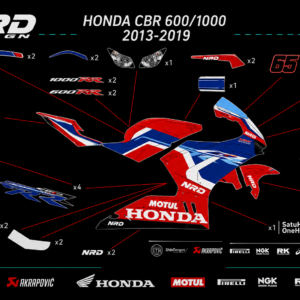 HONDA CBR 600 RR – COMPLETE DECAL KIT 3