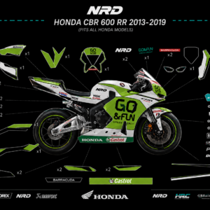 HONDA CBR 600 RR – COMPLETE DECAL KIT 2