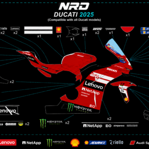 DUCATI V4 - COMPLETE DECAL KIT 1