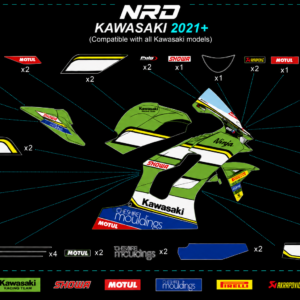 KAWSAKI ZX-10R - COMPLETE DECAL KIT 3
