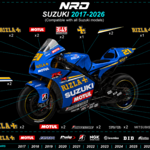 SUZUKI GSX-R 1000- COMPLETE DECAL KIT 3