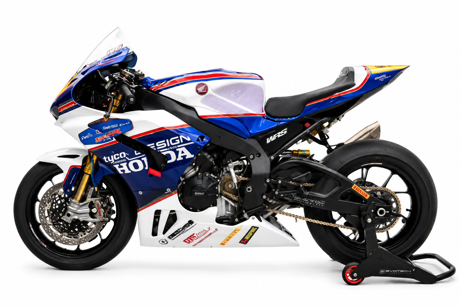 Honda Race Fairings – Custom Painted Design 7
