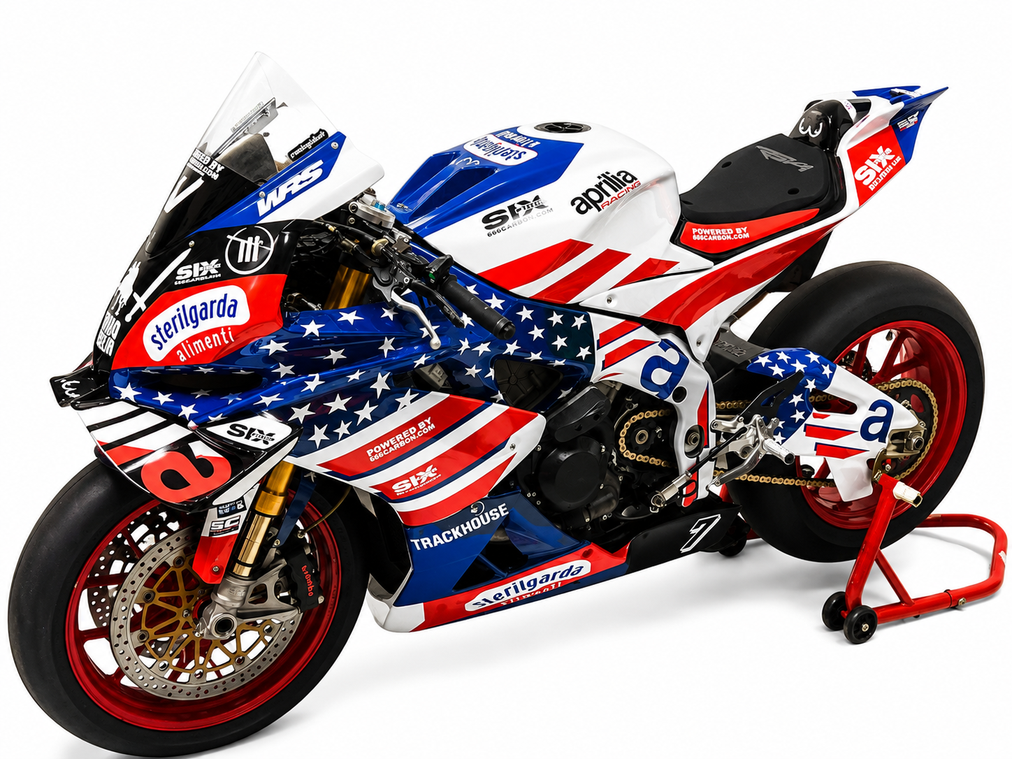 Aprilia Race Fairings – Custom Painted Design 5