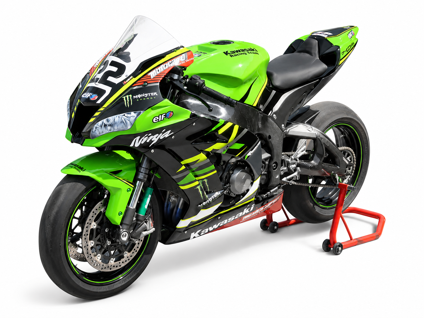 Kawasaki Race Fairings – Custom Painted Design 3