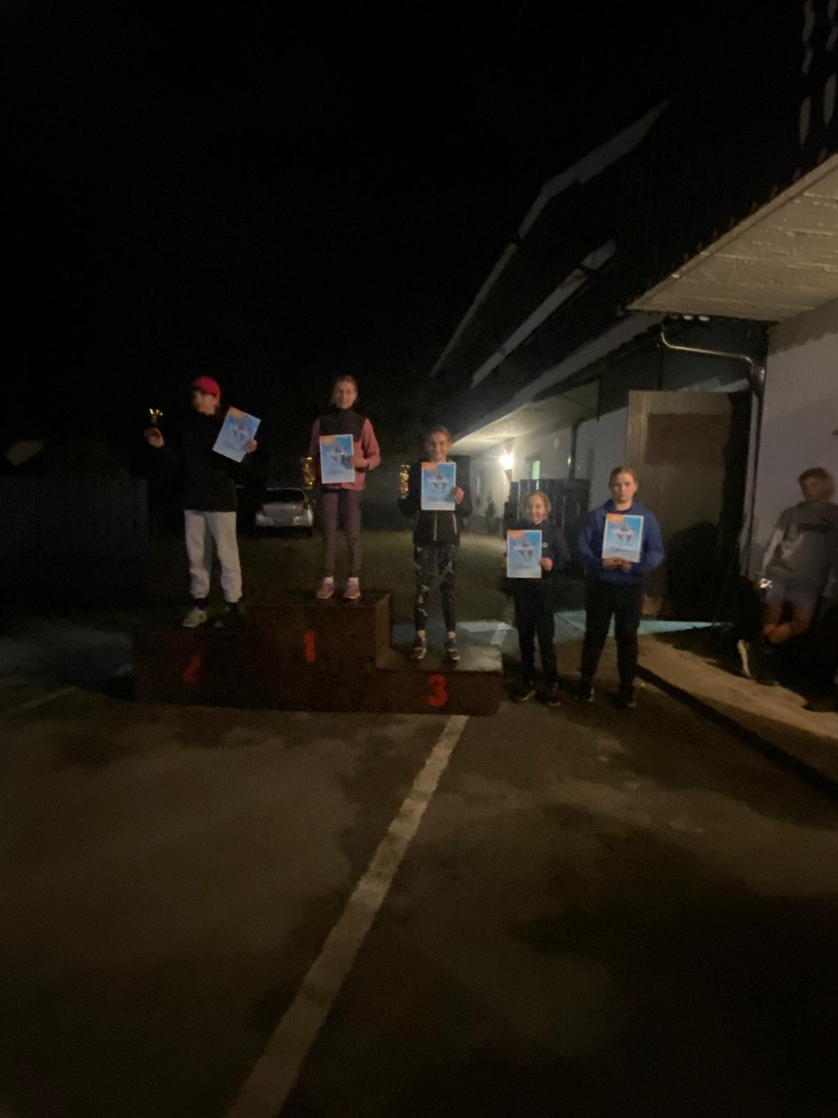 Ski jumping award ceremony